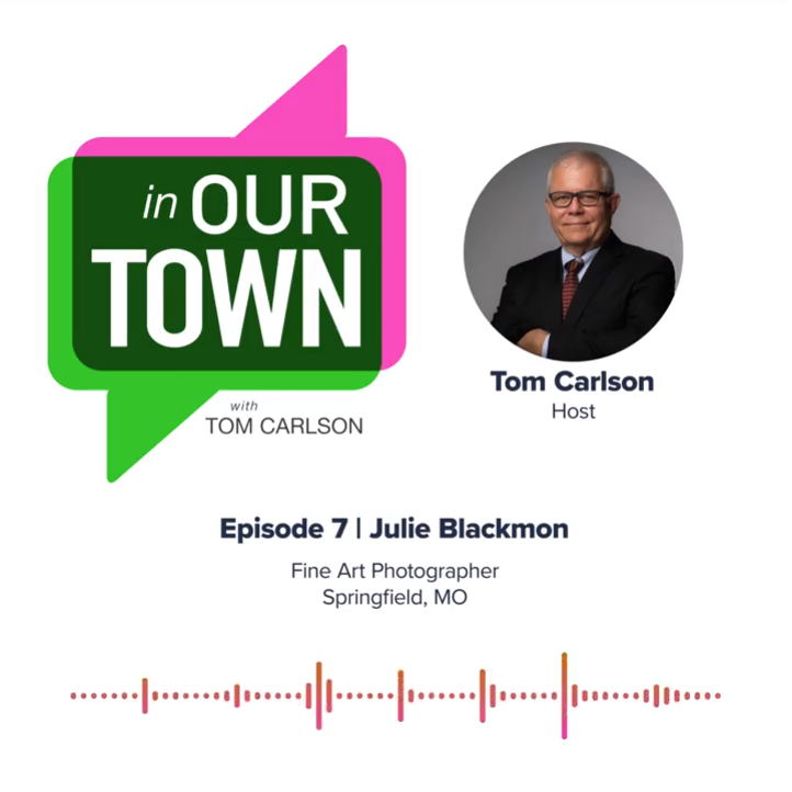 A screenshot of the In Our Town podcast