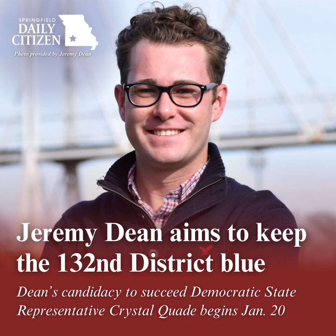Jeremy Dean, Democratic candidate for House District 132. Text on the image reads: "Jeremy Dean aims to keep the 132nd District blue. Dean's candidacy to succeed Democratic State Representative Crystal Quade begins Jan. 20." (Photo provided by candidate)0