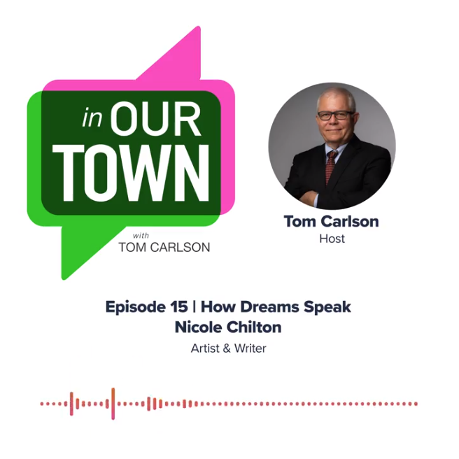 Screenshot of the "In Our Town" podcast