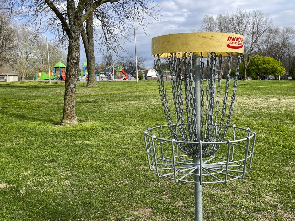 An 18-hole disc golf course at the multi-use Tom Watkins Park is one of four disc courses at Springfield-Greene County parks.