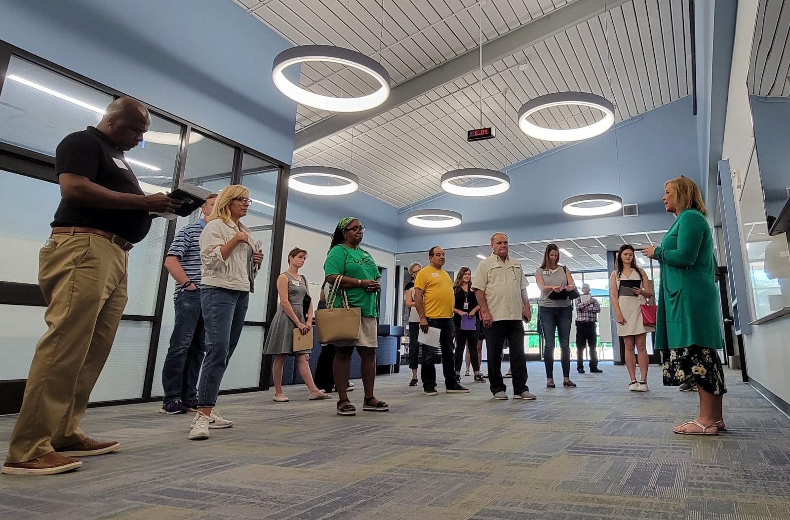 On tour of Springfield schools, task force explores intentional design vs. ‘cafegymatoriums'