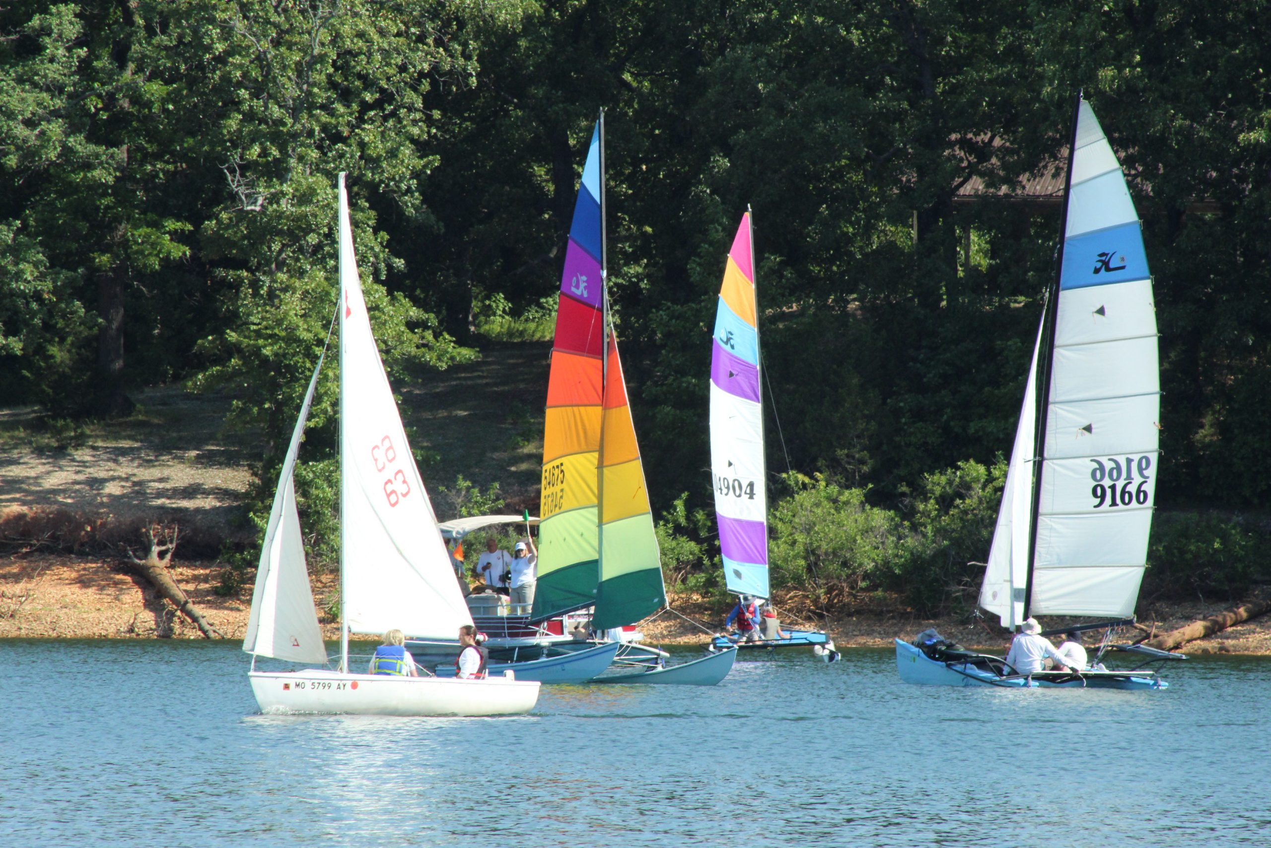 Women on the Water Regatta at Fellows Lake helps grow the sport of sailing