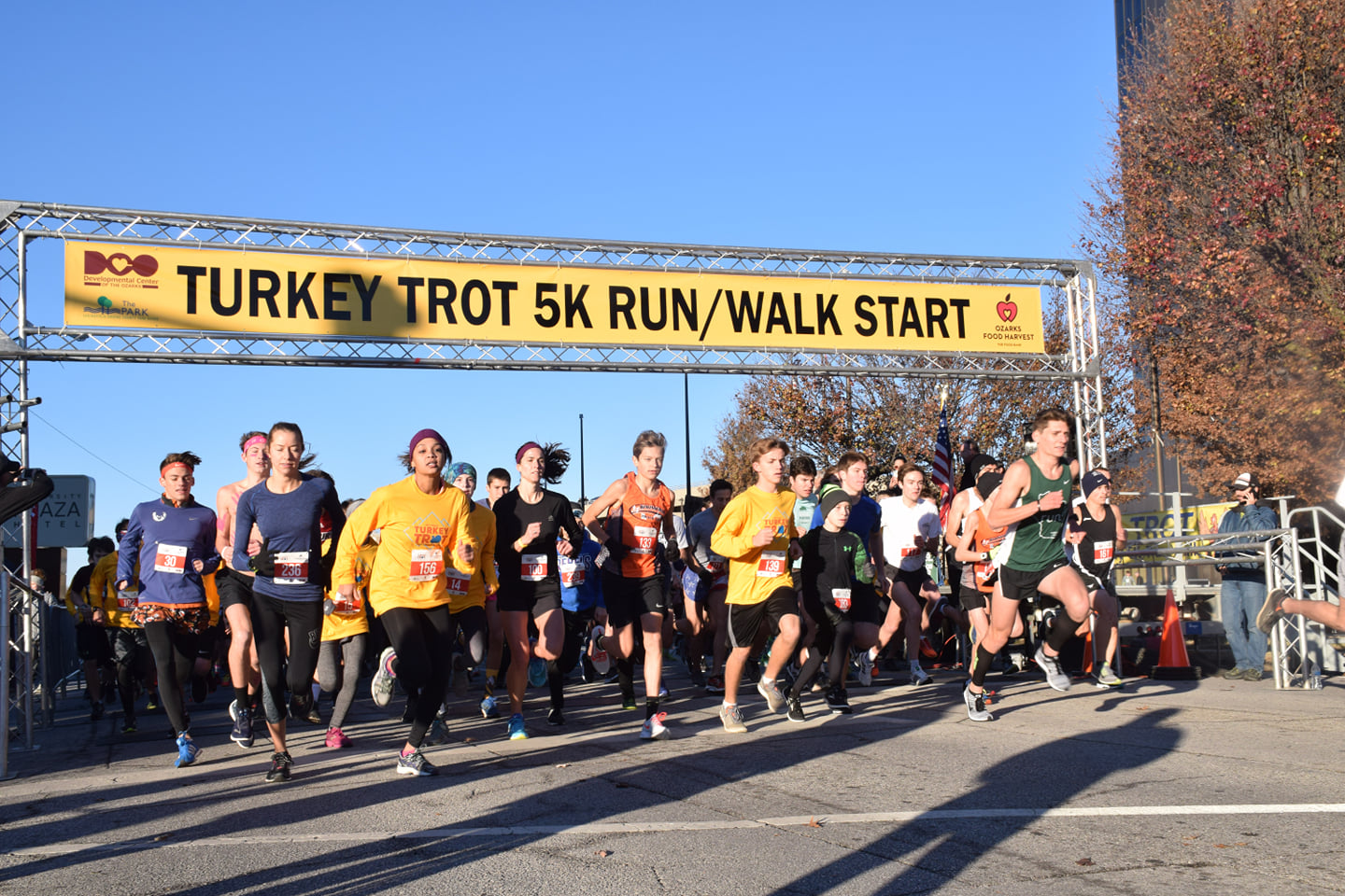 Scenes from a previous Turkey Trot in downtown Springfield