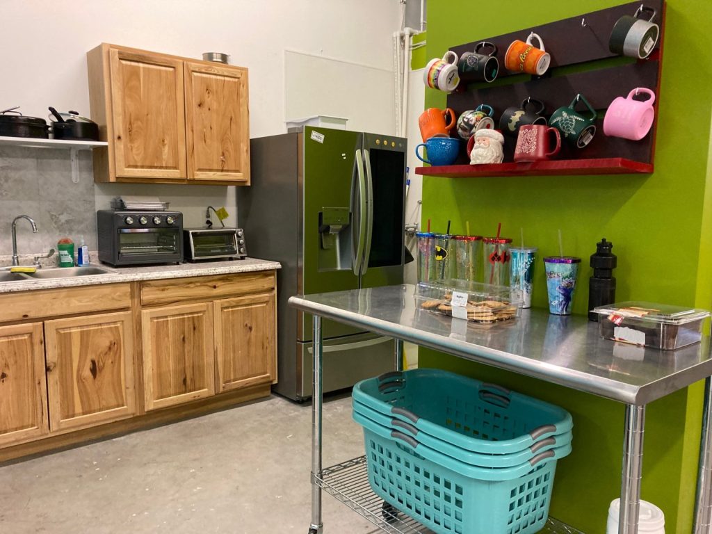 The kitchen at the YouthConnect Center.