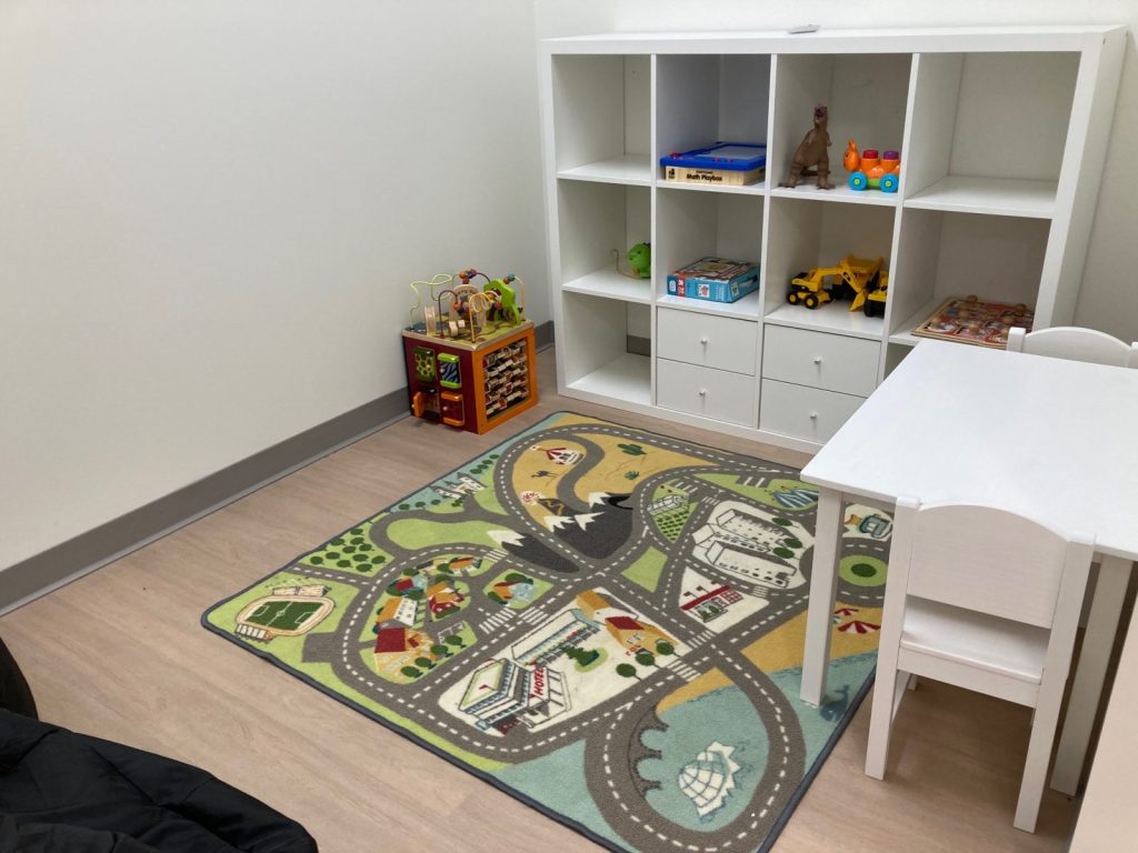 This is a playroom at the new headquarters building for Council of Churches of the Ozarks.