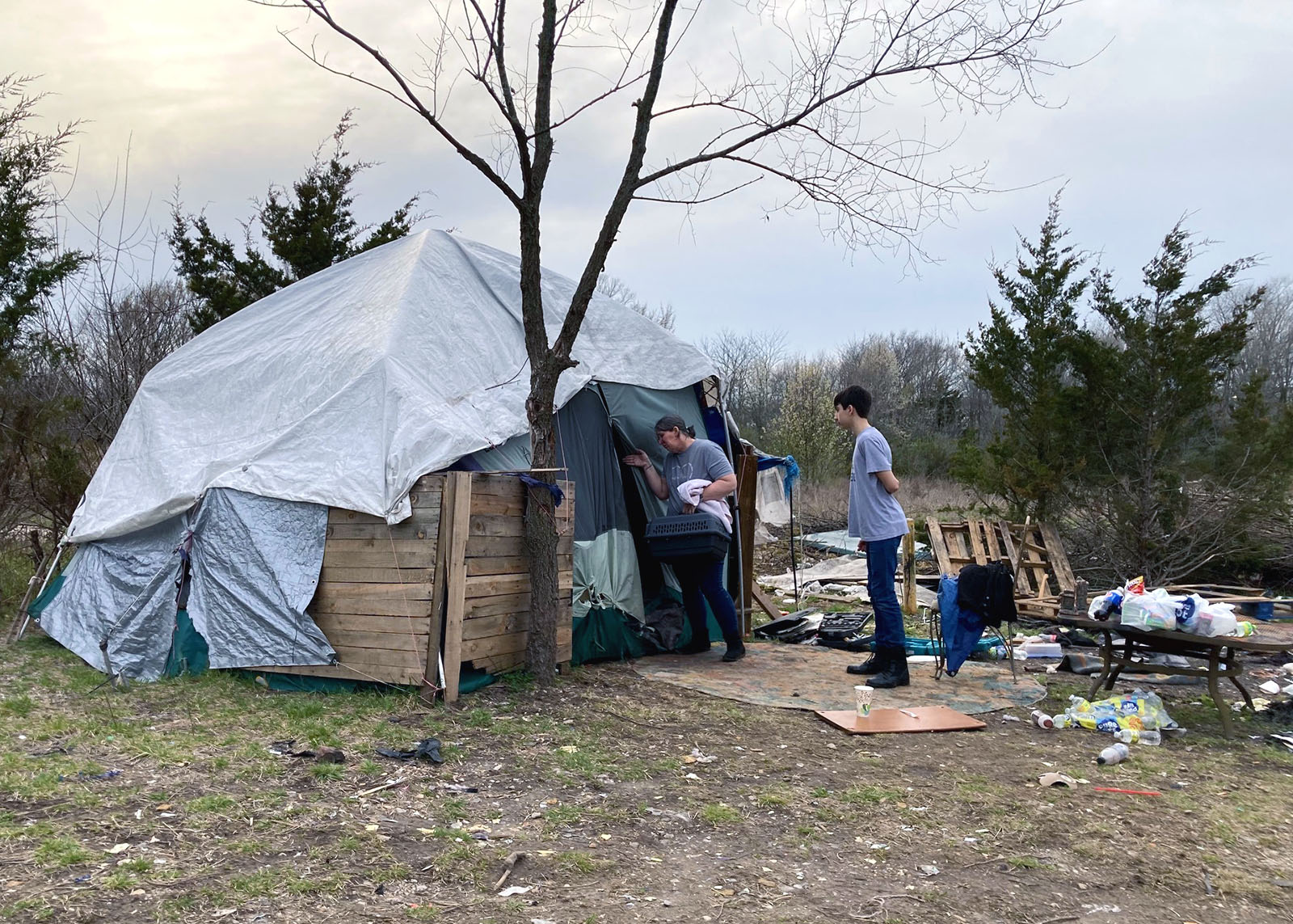 Springfield's largest homeless camp cleared; city gives campers 3 days to vacate
