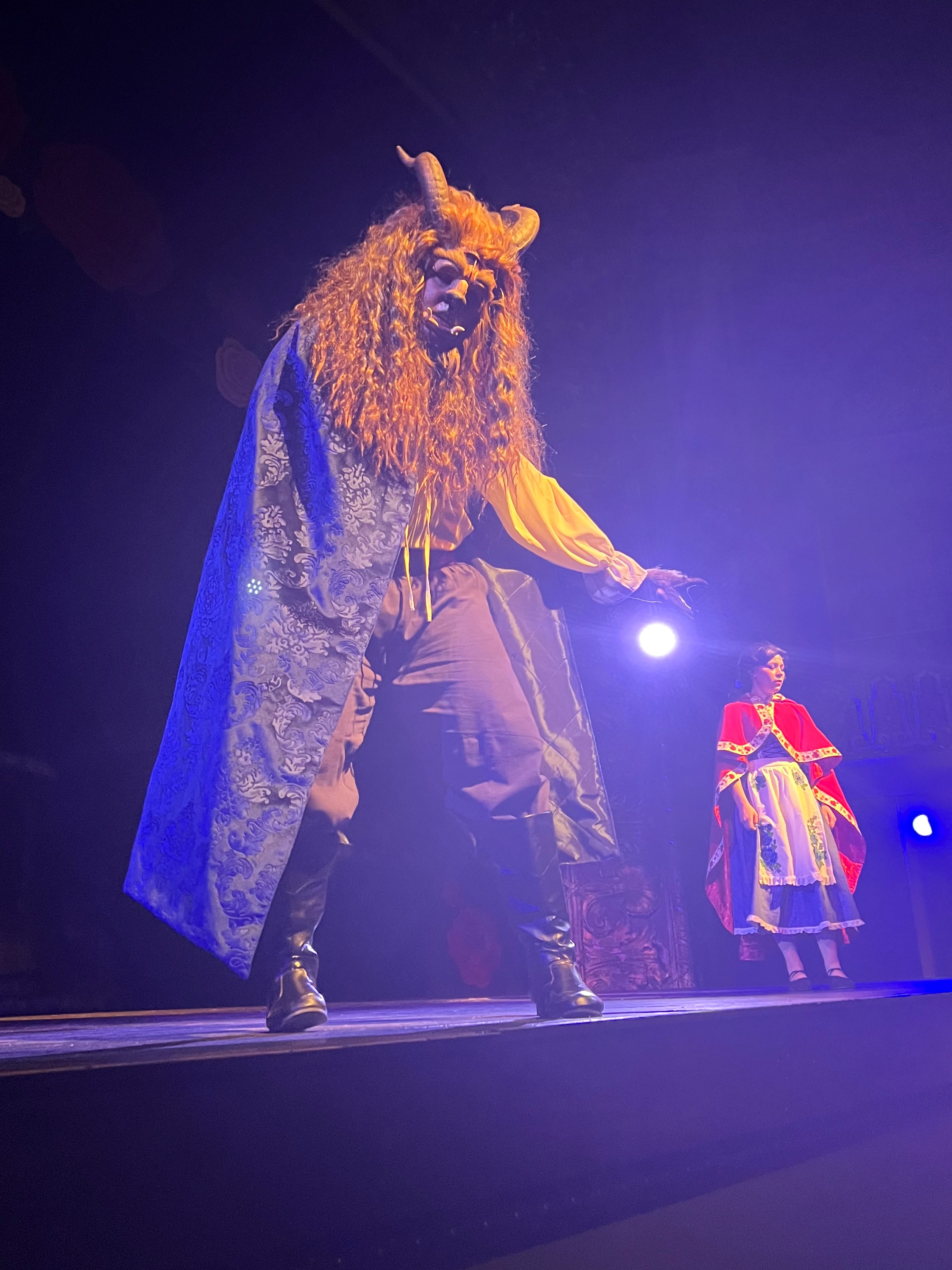 A scene from the musical "Beauty and the Beast"
