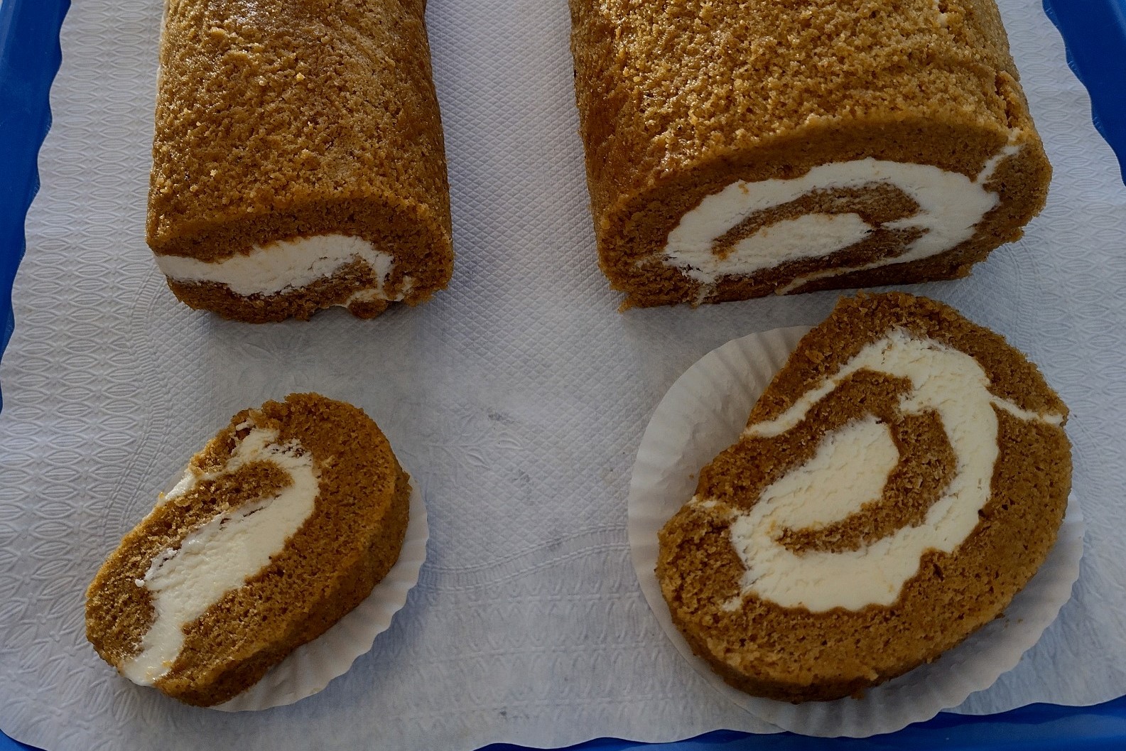Pumpkin roulade from Vic's Pastries in Springfield, Missouri