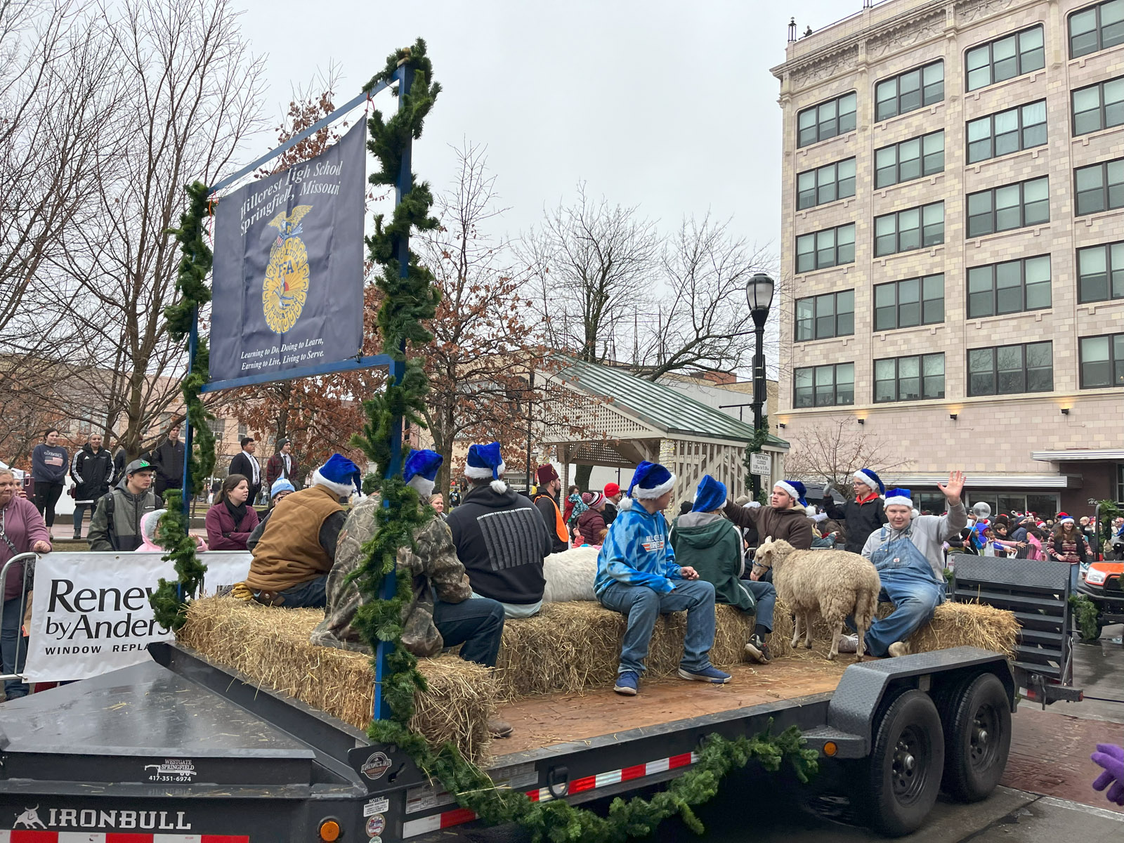 A float in the 2022 Downtown Springfield Christmas Parade 