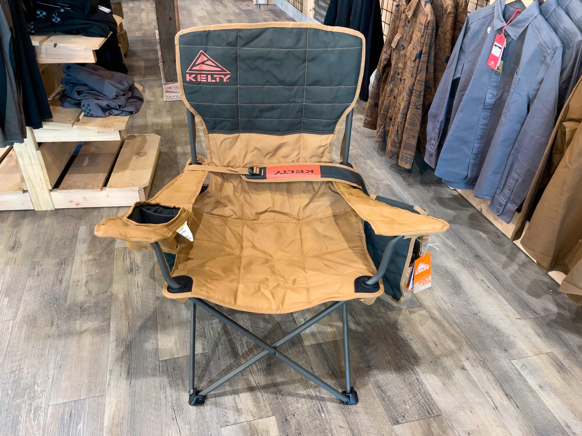 The Kelty camp chair is a durable option for camping and other outdoor activities.  (Photo by Sony Hocklander)