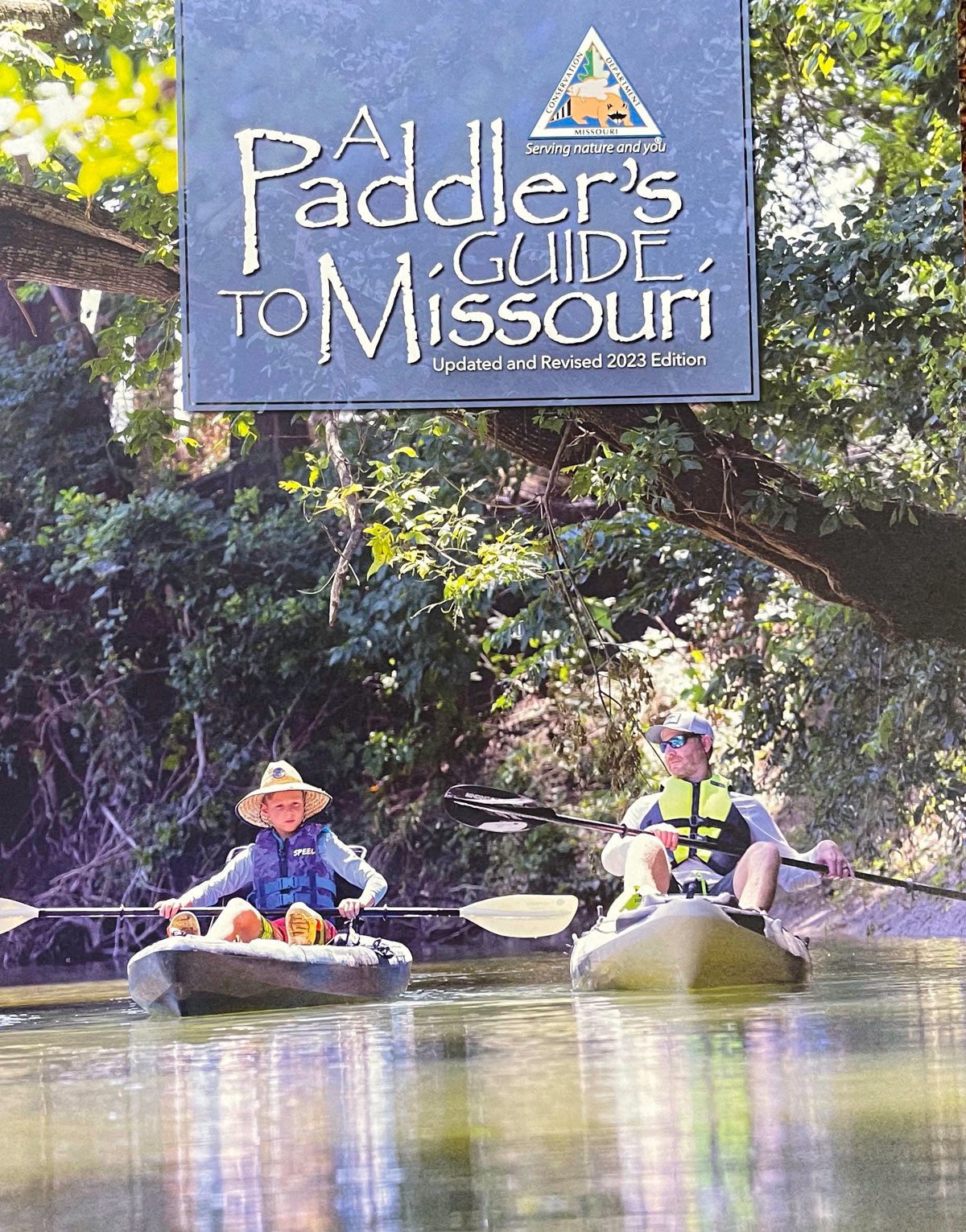 “A Paddler’s Guide to Missouri” is a must-have for people who float Ozarks rivers. (Photo by Sony Hocklander)