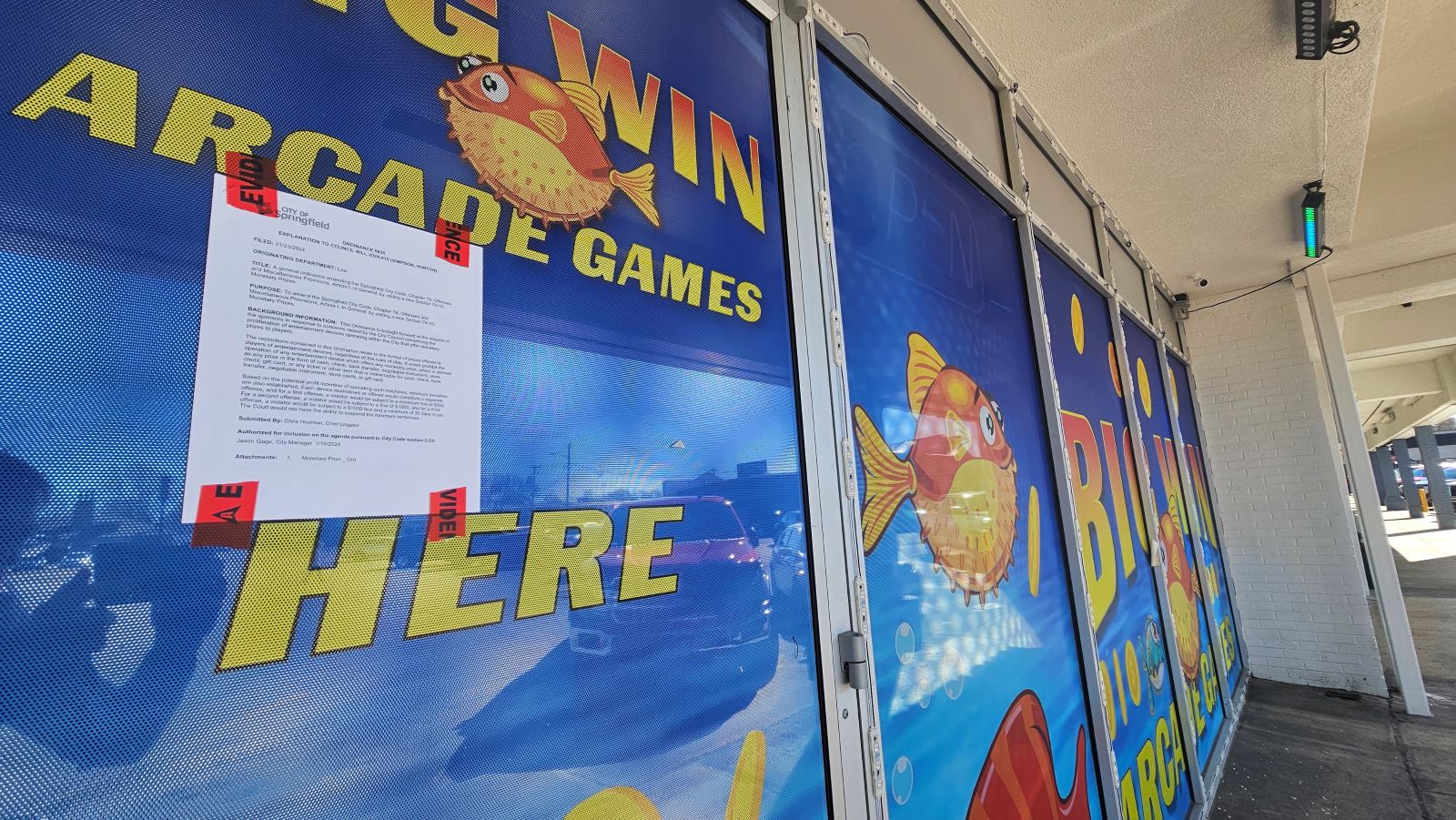 Game rooms closed day after Springfield's ban on VLTs; enforcement begins Feb. 14