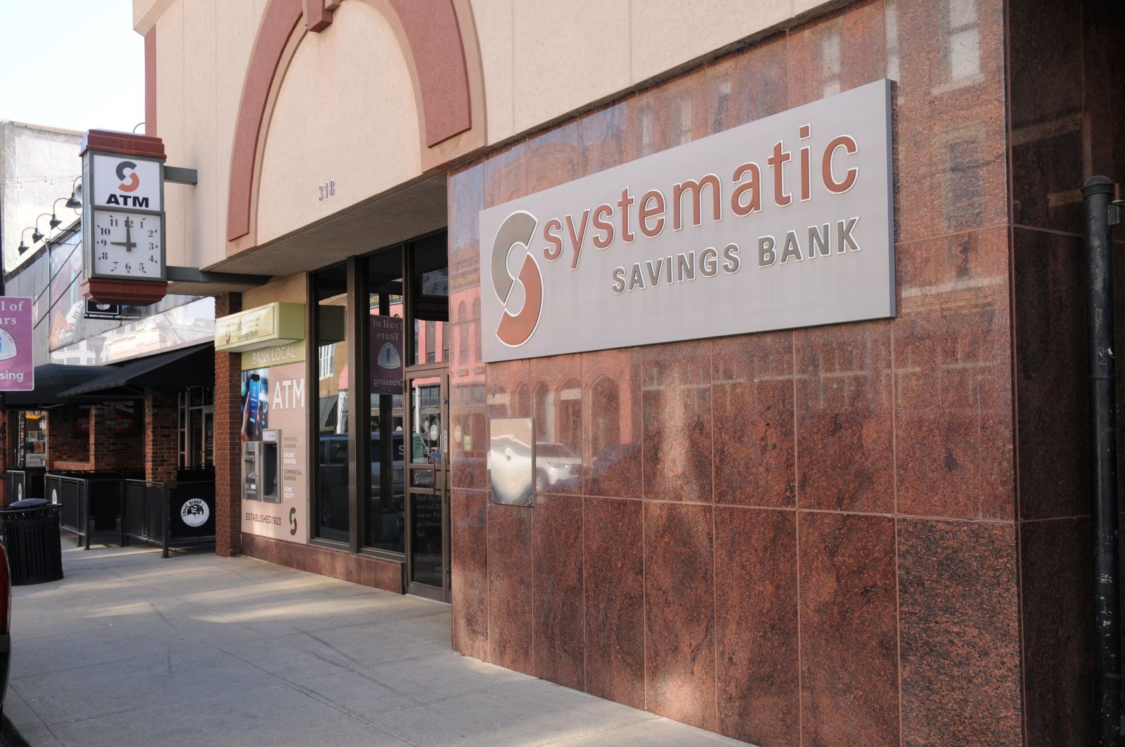 Systematic Savings Bank, downtown Springfield, Missouri location on South Avenue