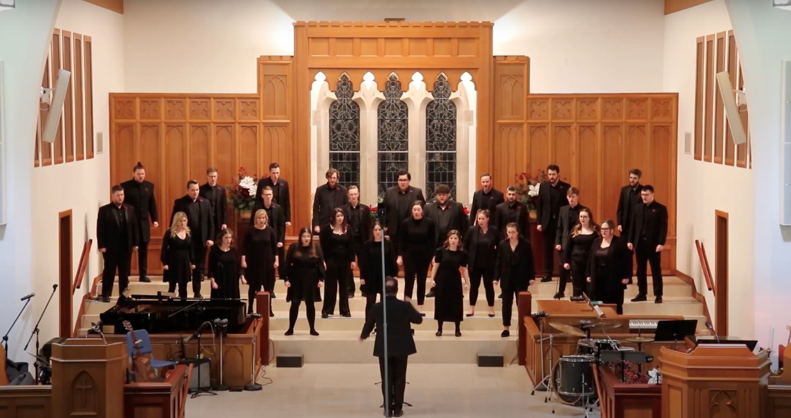 The Queen City Chorale performs at University Heights Baptist Church in Springfield, Missouri
